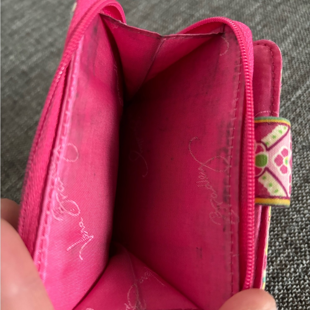 Capri Melon Vera Bradley Wallet - Picture 4 of 5